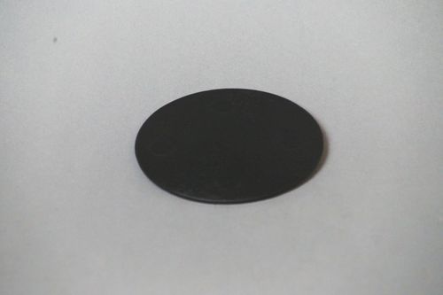 Kerzenteller, schwarz , 10 cm