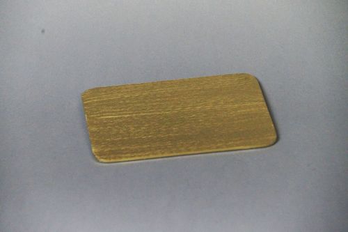 Kerzenteller, 10cm x 8cm, gold